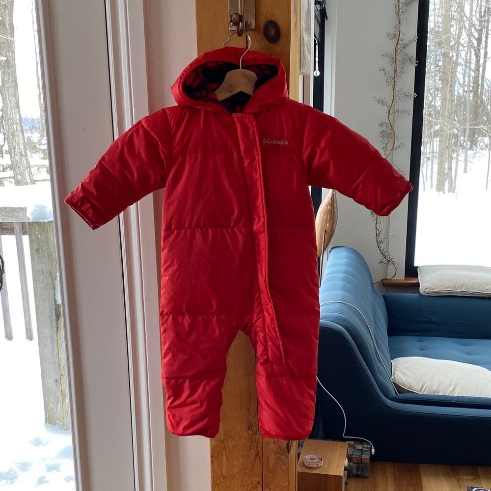 Columbia Down Filled Infant Snowsuit 12-18mo